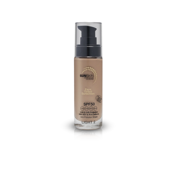 Face Tinted Cream-Gel SPF50 Full Spectrum Sunscreen - Light 02