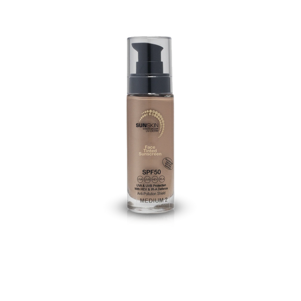 Face Tinted Cream-Gel SPF50 Full Spectrum Sunscreen - Medium 02