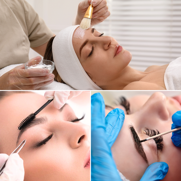 Classic Chemical Peel, Eyebrow Tint, Eyelash Tint